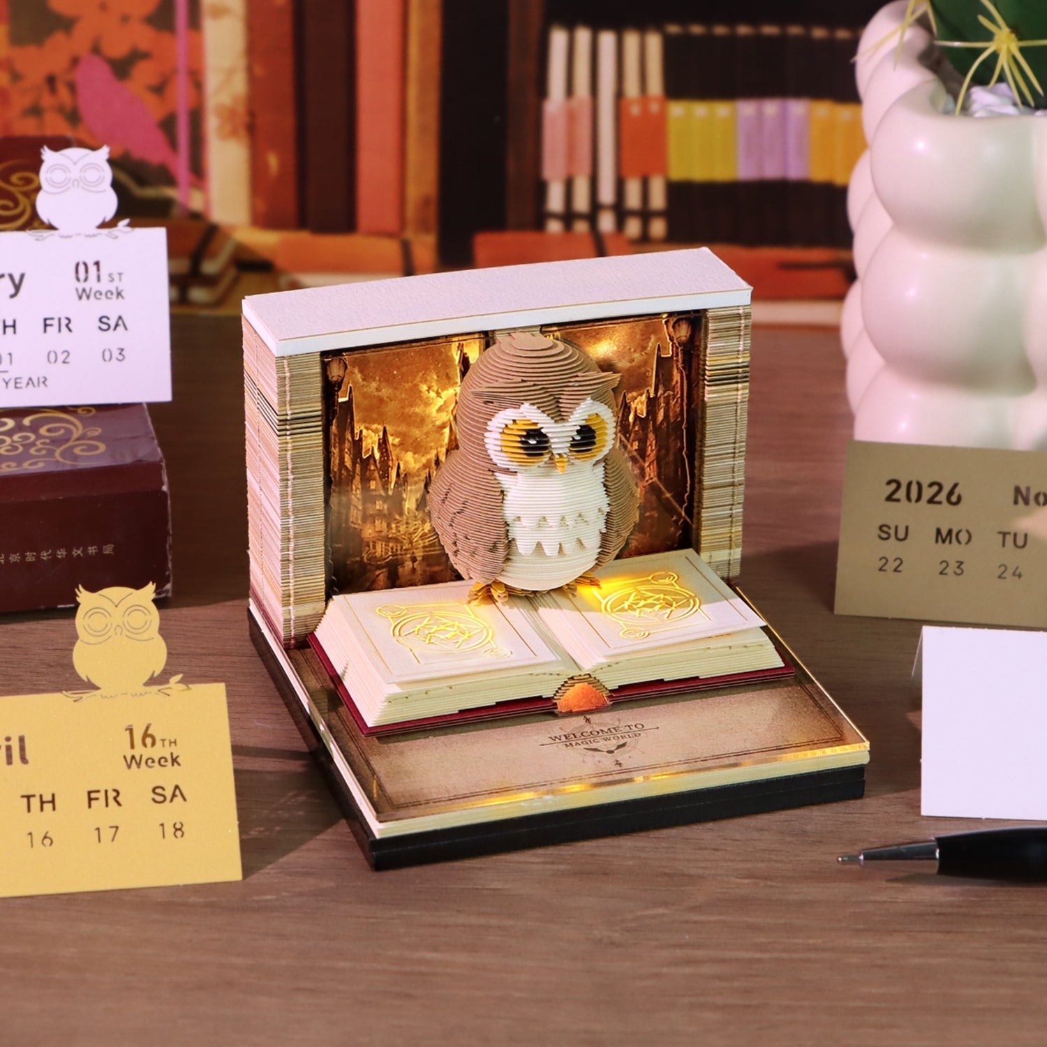 Magic Owl (With Light & Calendar 2026)
