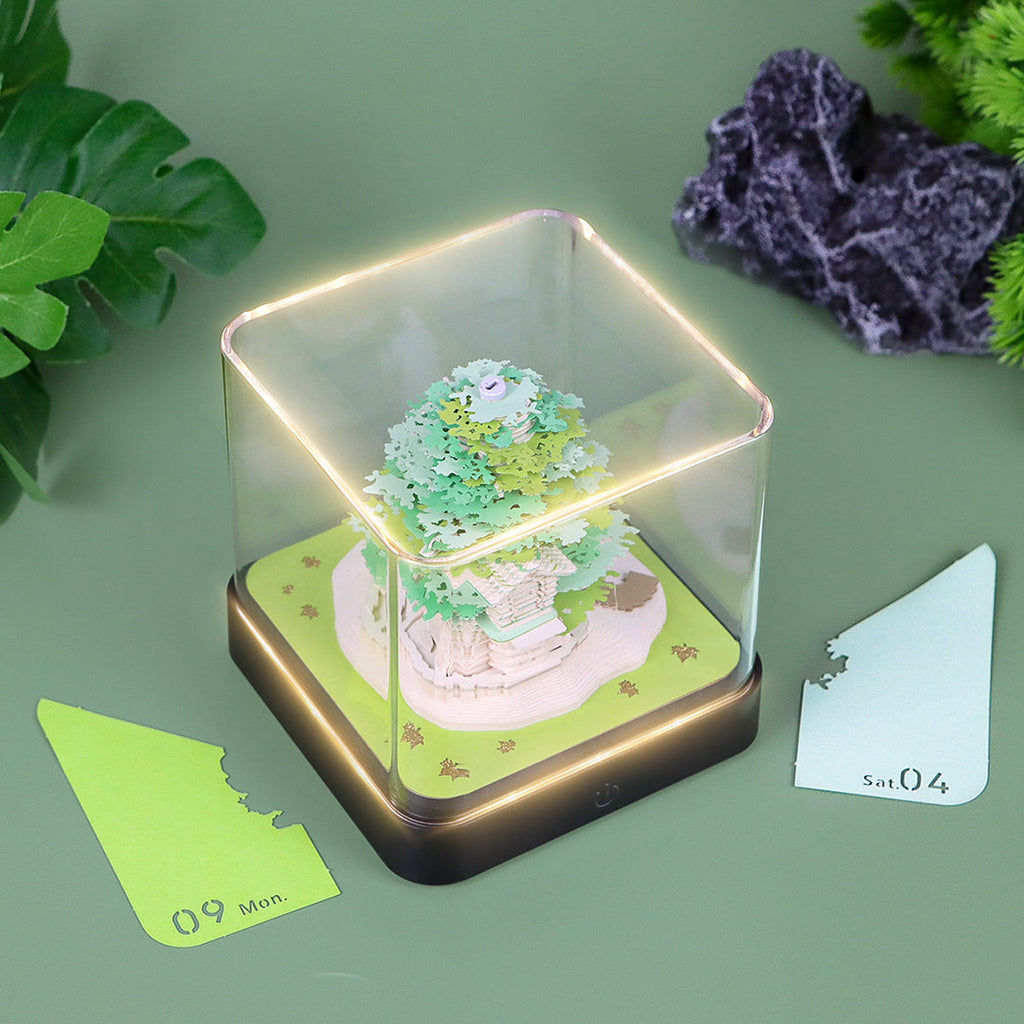 Green Tree (With Light & Calendar 2026)