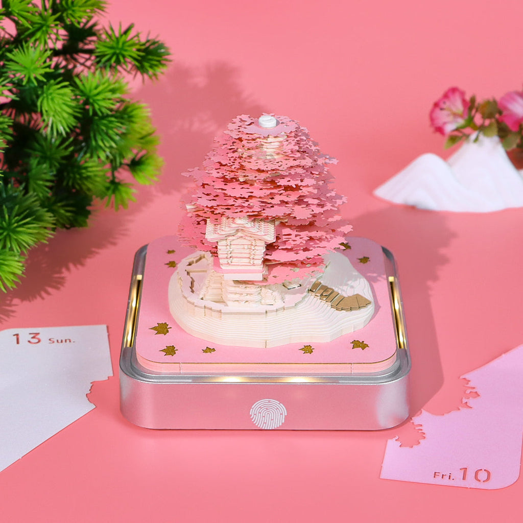 Pink Tree (With Light & Calendar 2026)